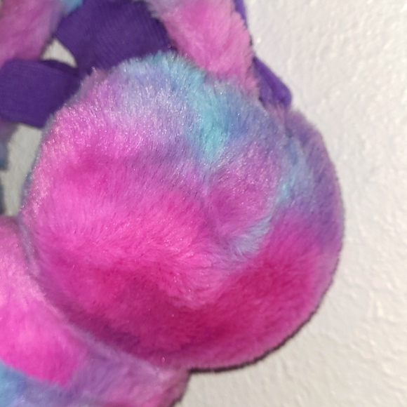 Girls 2-PC Matching Earmuffs & Gloves Glitter Multi-Color Unicorn  NWT - Picture 3 of 7